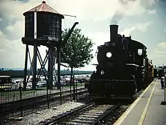 No. 7312 pulling a excursion train into Strasburg station on January 9, 2001.