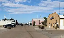 Stratton's business district, looking north along Colorado Avenue