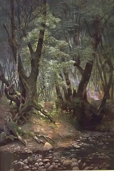 Edwin Deakin, Strawberry Creek, Berkeley, 1892