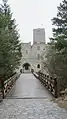 Main entrance to the castle through 2 bridges