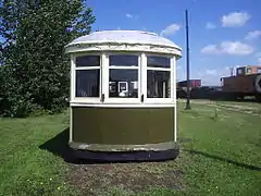 Saskatoon Municipal Railway streetcar No. 40 at Saskatchewan Railway Museum