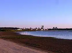 View at the center of Haabersti from the Stroomi Beach (Pelguranna).