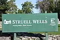 Struell Wells sign, October 2009