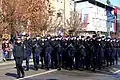 Cadets of the Police Academy on parade