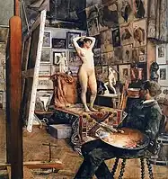 Studioscene (ca 1890)