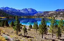 Carson Peak centered beyond June Lake