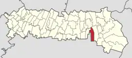 Location in Ialomița County