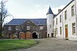 Rear side of the courtyard