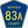 County Route 83A marker