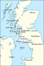 Map of Britain and Ireland