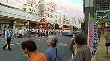 An example of small danjiri festival; Suita city (2023).