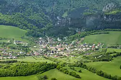 Aerial view on Sulov