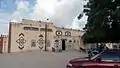 Traditional-style Hausa architecture buildings