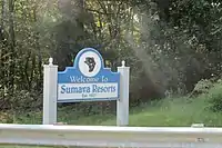 Entrance to Sumava Resort.