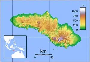 Melolo River is located in Sumba