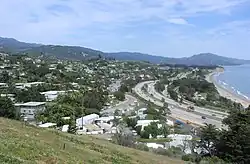 Summerland, as seen from the top of Ortega Hill, 2006