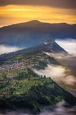 Cemoro Lawang at early morning