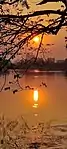 Sunset at the Rabindra Sarovar - 2