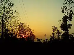 Sunset near Gidijala