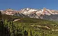 Sunshine Mountain (left), Mt. Wilson, Wilson Peak