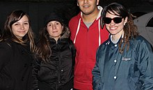 Constanza Lüer, Constanza Lewin and Elisa Montes in 2013.