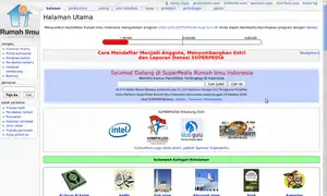 Screenshot of Superpedia