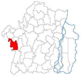 Location in Brăila County