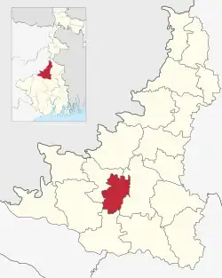 Location in West Bengal