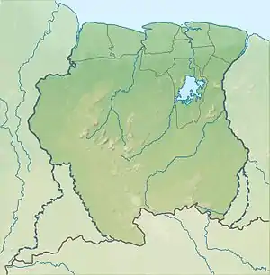 Voltzberg is located in Suriname