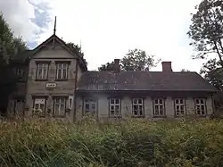 The former Surju railway station in Jaamaküla