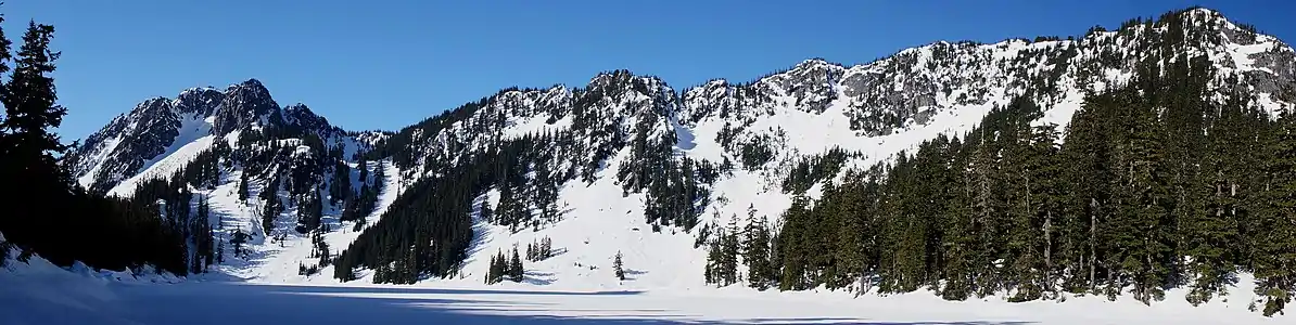 Surprise Mountain (left), Spark Plug Mountain (right)