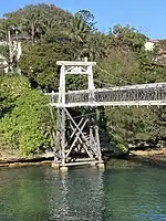 Parsely Bay suspension bridge