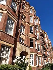 Sutton Court Mansions, Fauconberg Road, 1905