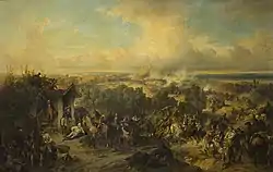 Suvorov victorious at the Battle of Trebbia. Alexander von Kotzebue, 1889.