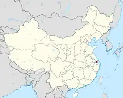 Location of Suzhou in China