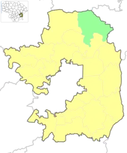 Location of Sužionys Eldership