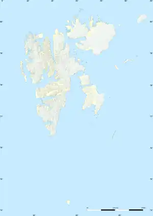 Grumant is located in Svalbard