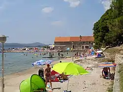 Beach in the village