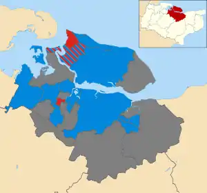 2010 results map