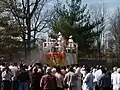 Fuldol festival celebrated on the temple grounds