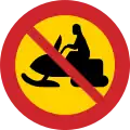 No snowmobiles