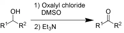 The Swern oxidation.