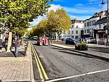 Main Street in the Dublin suburb of Swords.