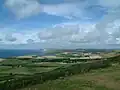 View west from the summit of Swyre Head