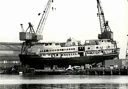 Under construction in Newcastle circa 1983