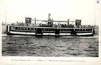 Shown after her wheelhouses closed in.