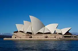 Uniform curvature: Sydney Opera House, 1973