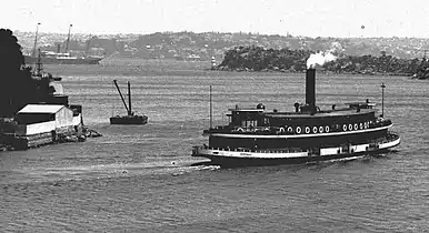 Leaving Mosman Bay