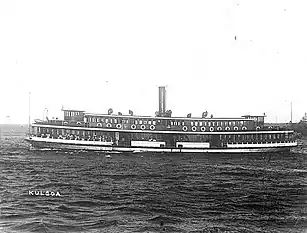 Kulgoa as built in her original livery, circa 1910