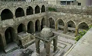 The Central Synagogue of Aleppo. The oldest surviving inscription at the site dates to 834 CE.